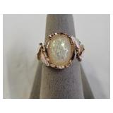 Sterling Silver Opal Ring