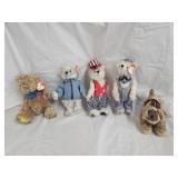 5 Ty Beanie Babies