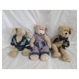 3 Large TY Beanie Babies