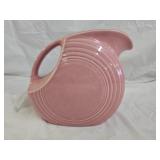 Fiesta Rose Disc Pitcher
