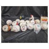 Souvenir Baseballs, Case, Figure, Helmet Bank