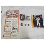 Unopened MLB Sports Cards, Baseball Coins, Button