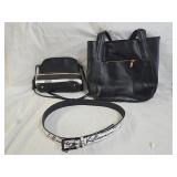 2 Fashion Purses and Belt