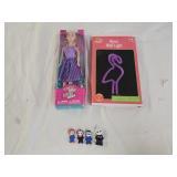 3D Printed Halloween Characters, Neon Light, Doll