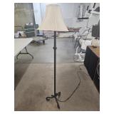 Iron Scroll Foot Floor Lamp