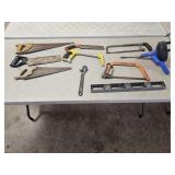 Saws, Level, Wrench, Drain Snake