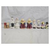 5 Pairs of Souvenir Salt & Pepper Shakers