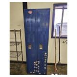 Vintage Double Door Metal Locker