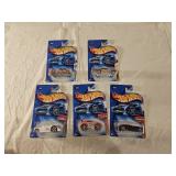5 NIB Hot Wheels Diecast Cars