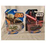 2 NIB 2014 Star Wars Hot Wheels Diecast Cars