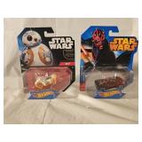 2 NIB 2014 Star Wars Hot Wheels Diecast Cars