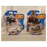 2 NIB 2014 Star Wars Hot Wheels Diecast Cars