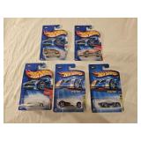 5 NIB Hot Wheels Diecast Cars