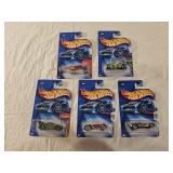 5 NIB Hot Wheels Diecast Cars