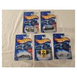 5 NIB Hot Wheels Diecast Cars