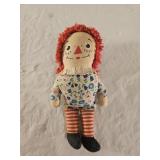 Vintage Miniature Raggedy Ann Doll