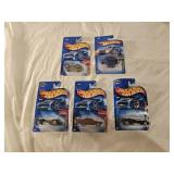 5 NIB Hot Wheels Diecast Cars
