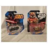 2 NIB 2014 Star Wars Hot Wheels Diecast Cars