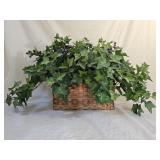 Antique Splint Wood Hand Woven Gathering Basket