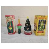 Vintage Battery Operated Xmas Tree, Bubble Lite