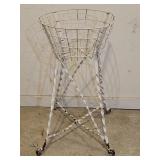 Antique Wrought Iron Egg Plant Stand