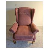 Wingback Reclining Upholstered Side Chair