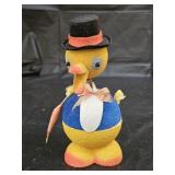 Vintage German Paper Mache Duck Candy Container