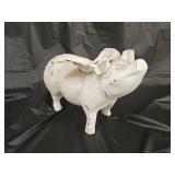 Vintage Cast Iron Flying Pig