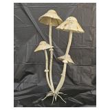 Metal Mushroom Yard Art Sculpture