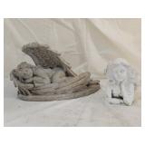 Concrete Sleeping Heavenly Angel, Angel Bust