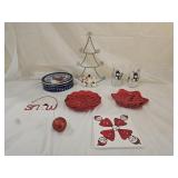 Winter Christmas Holiday Decor & Dishes