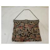 Antique Edwardian Era Tapestry Clutch Purse