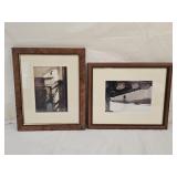2 Andrew Wyeth Framed Prints