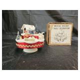 Vintage Japan Musical Holiday Table Decoration