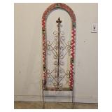 Ant. Rustic Architectural Baluster Garden Trellis