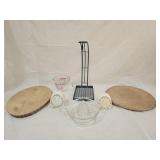 Vintage Juicer, Timers, Cutting Boards, Housewares