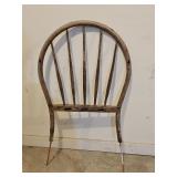 Antique Primitive Chair Back Garden Art