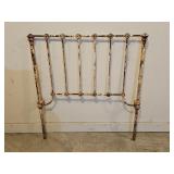 Antique Wrought Iron Head Board Yard Art