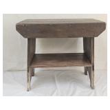 Antique Primitive Wood Garden Bench