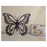 New Metal Art Butterfly and Baby Pool