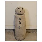 Concrete Yard Art Snowman