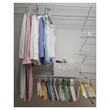 Pendleton Shirts, Robes, Hangers, Basket