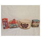 4 Vintage Advertising Tins