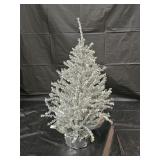 Aluminum Tinsel Tabletop Christmas Tree