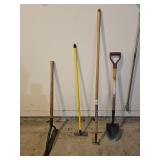 Shovel, Floral Rake, Cultivator, Weed Cutter