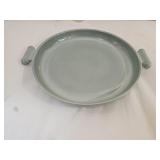 Red Wing Village Green Stoneware Casserole Dish