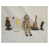 Vintage Wood Carved Folk Art