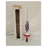 Vintage Handblown Glass Christmas Tree Topper
