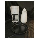 Braun Coffee Maker, Corning Carafe, Pan