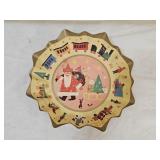 Vintage German Cardboard Christmas Bowl
